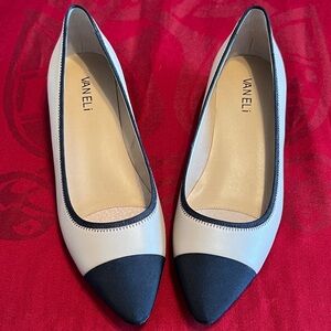Vaneli Italian Leather Flats